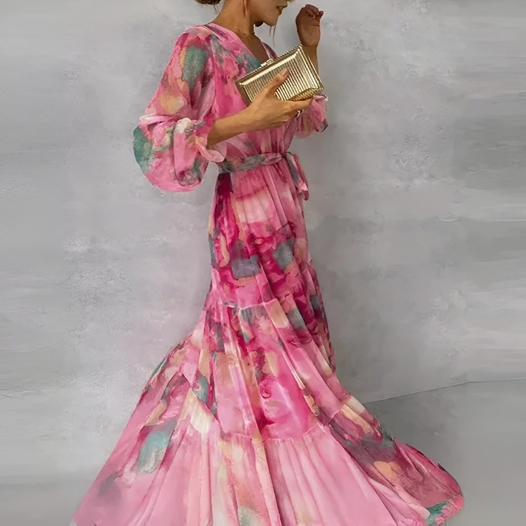 ROBYN / REFINED PLEATED SUMMER DRESS