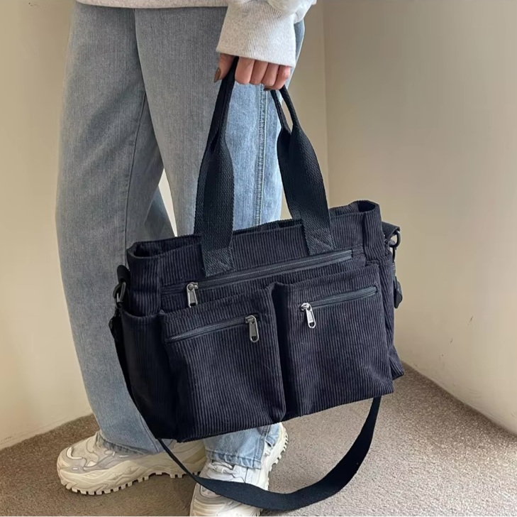 LACY™ / URBAN CORDUROY TOTE