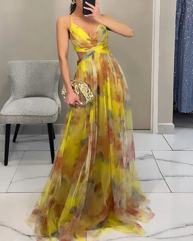 CAROLINA / FLORAL MAXI DRESS