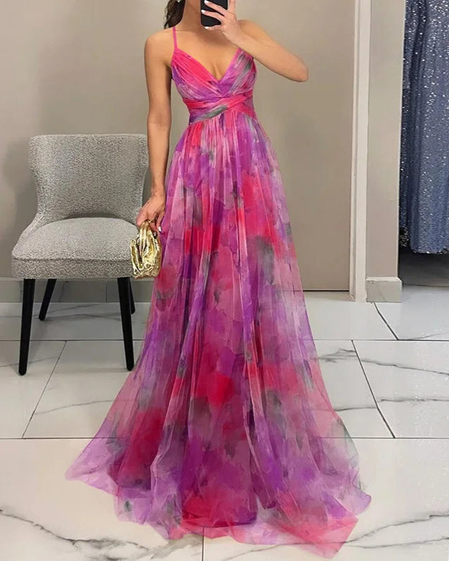 CAROLINA / FLORAL MAXI DRESS