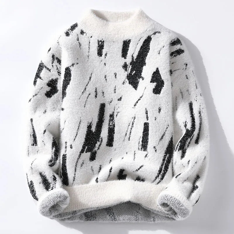 MITCH / TRENDY GRAPHIC PULLOVER