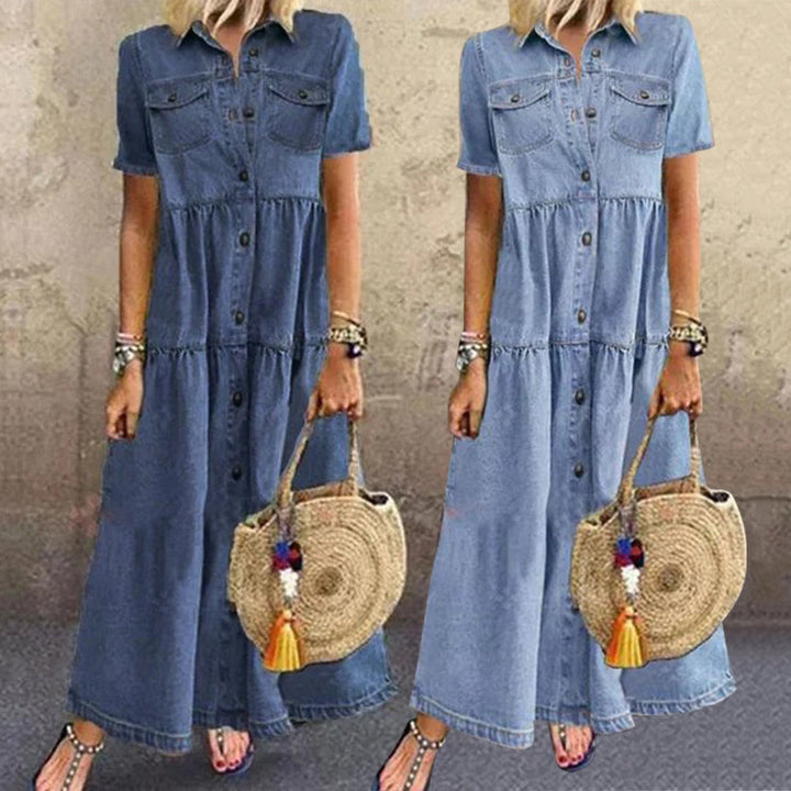 HALLIE / CASUAL SHORT SLEEVE DRESS