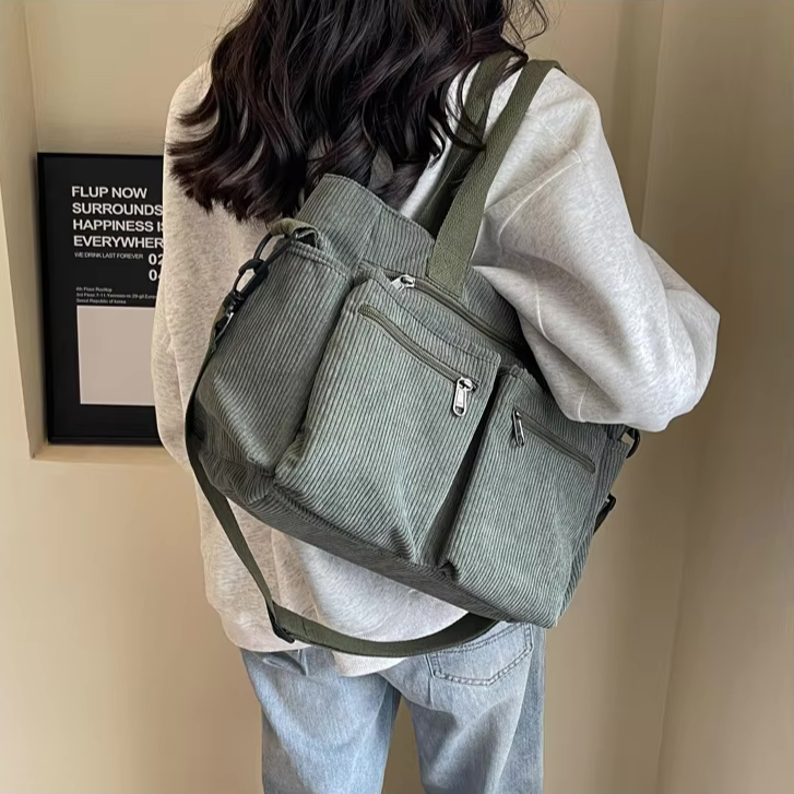 LACY™ / URBAN CORDUROY TOTE