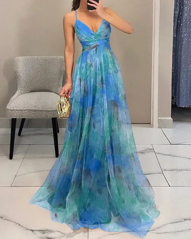 CAROLINA / FLORAL MAXI DRESS