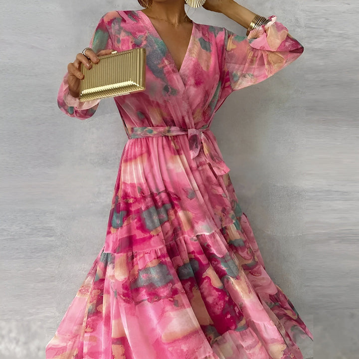 ROBYN / REFINED PLEATED SUMMER DRESS