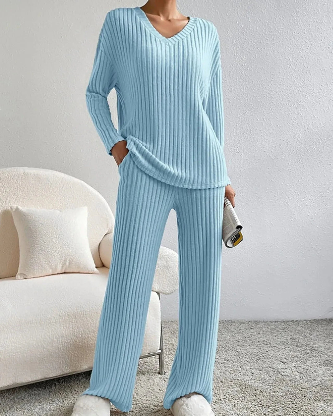 MAISIE / COSY KNITTED 2-PIECE SET