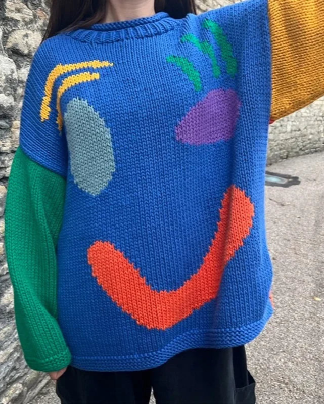 POSY / BRIGHT COMFY KNIT JUMPER