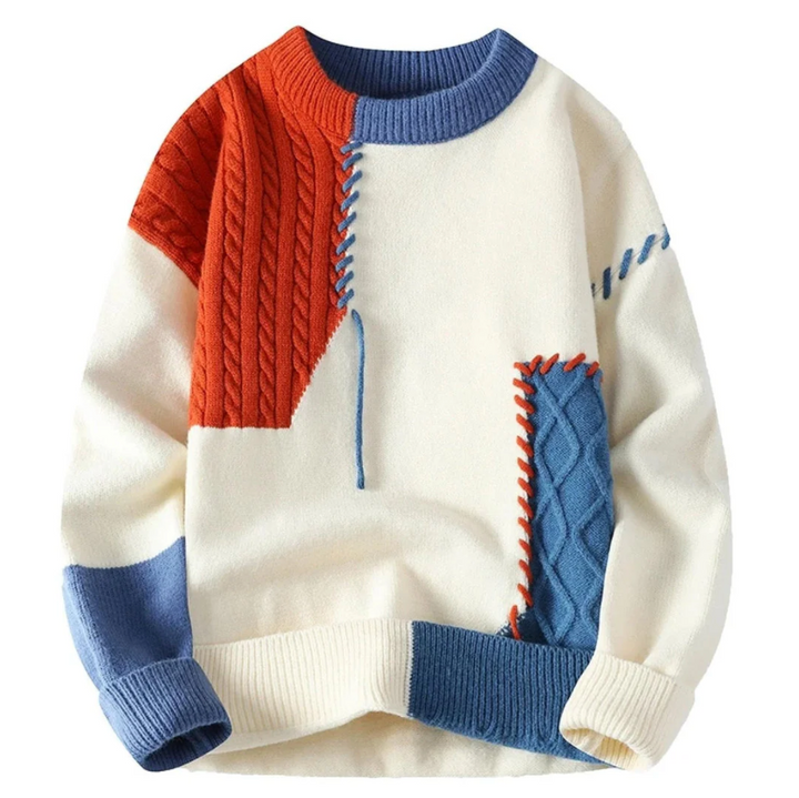 ALEX / PATCHWORK PULLOVER