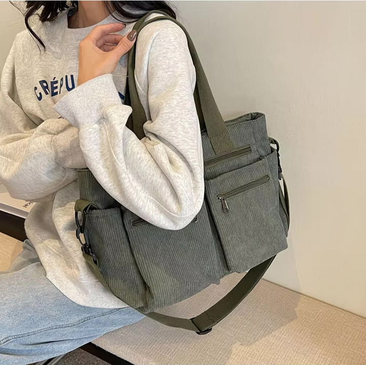 LACY™ / URBAN CORDUROY TOTE