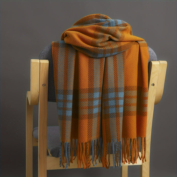ELLIS / ELEGANT PLAID SCARF