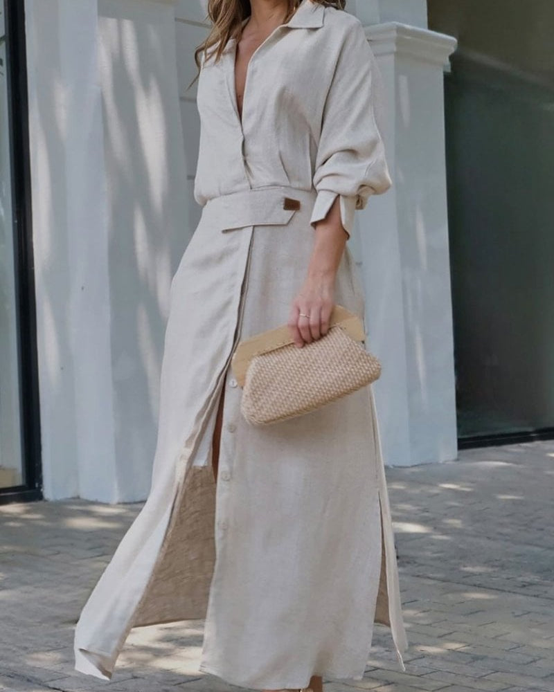 FATIMA / RELAXED FIT MAXI DRESS