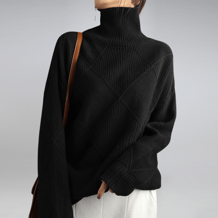 CATRIONA / KNITTED ROLL-NECK