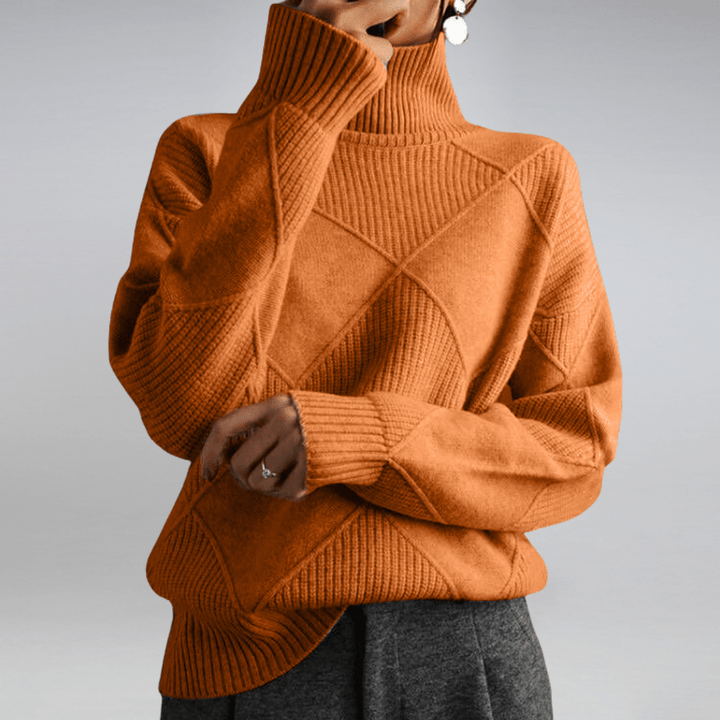 CATRIONA / KNITTED ROLL-NECK