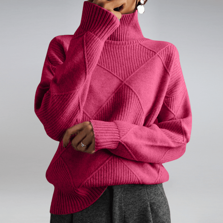 CATRIONA / KNITTED ROLL-NECK