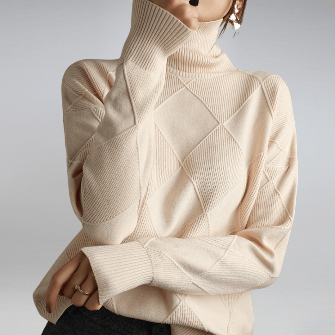 CATRIONA / KNITTED ROLL-NECK