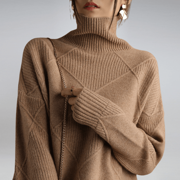 CATRIONA / KNITTED ROLL-NECK