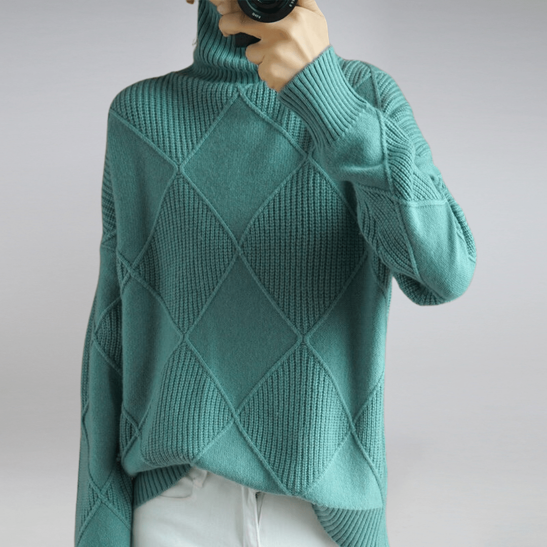 CATRIONA / KNITTED ROLL-NECK