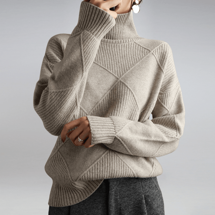 CATRIONA / KNITTED ROLL-NECK