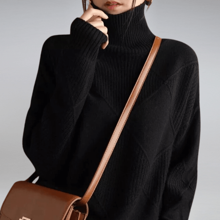 CATRIONA / KNITTED ROLL-NECK