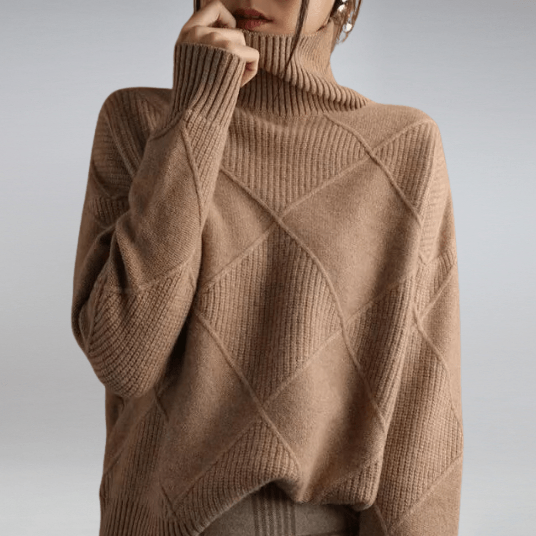 CATRIONA / KNITTED ROLL-NECK