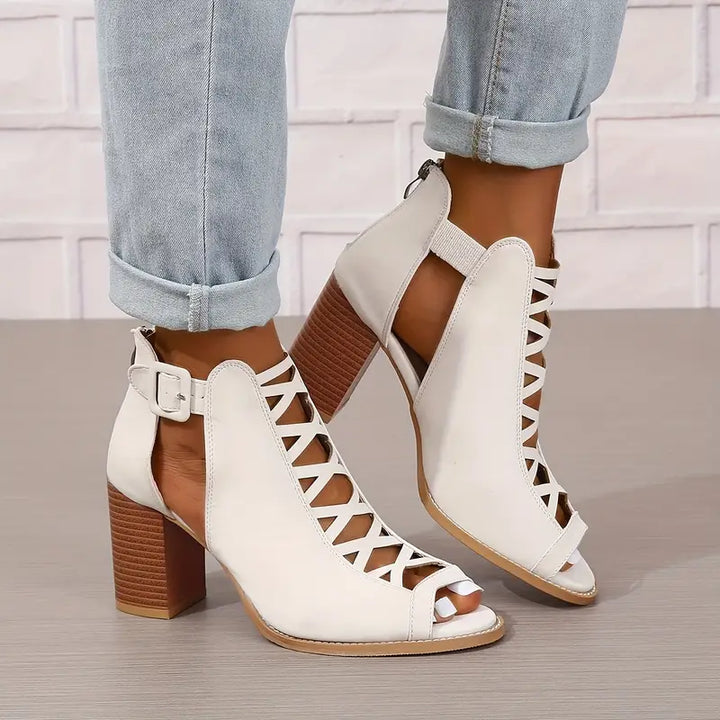 CHERRY / HEEL SANDALS