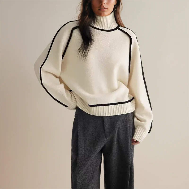 DEBRA / CHIC TURTLE NECK JUMPER