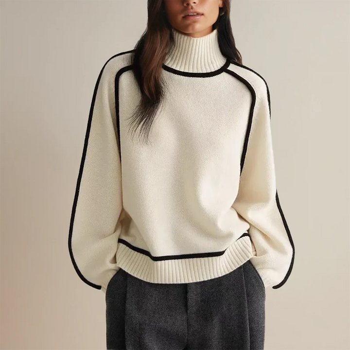 DEBRA / CHIC TURTLE NECK JUMPER