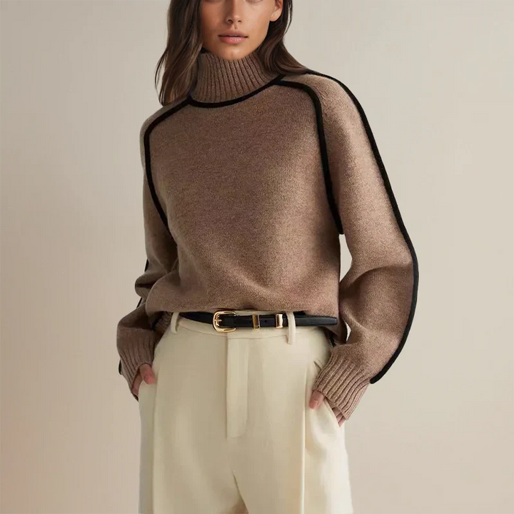 DEBRA / CHIC TURTLE NECK JUMPER