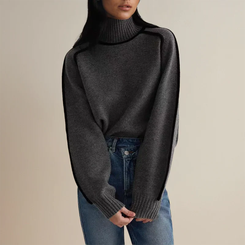 DEBRA / CHIC TURTLE NECK JUMPER