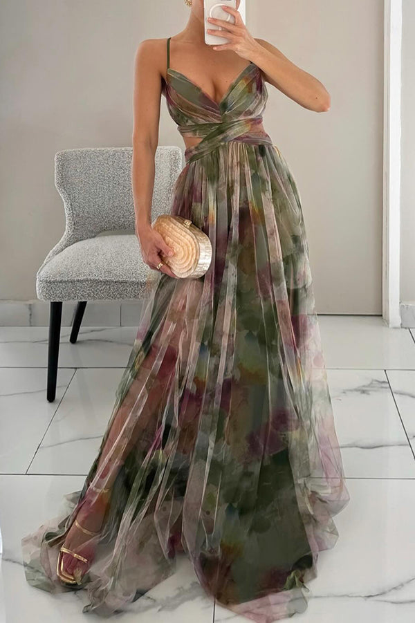 CAROLINA / FLORAL MAXI DRESS