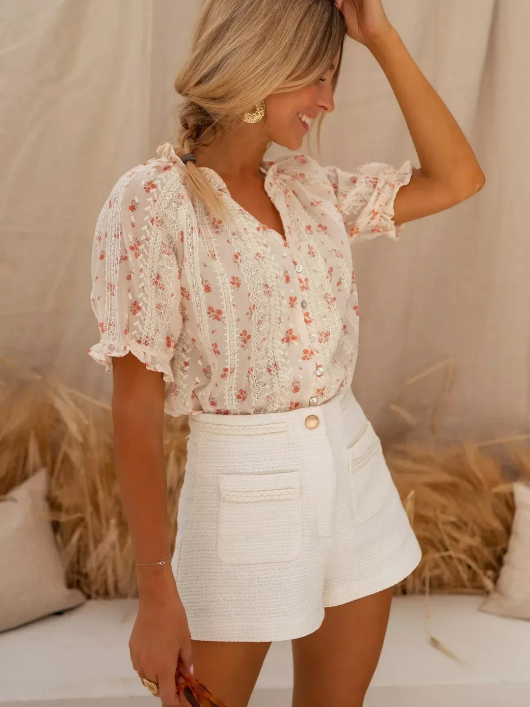 JOANNE / FLOWER BLOUSE