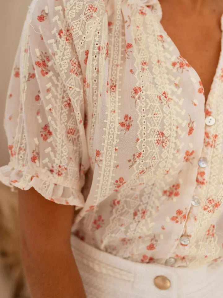 JOANNE / FLOWER BLOUSE