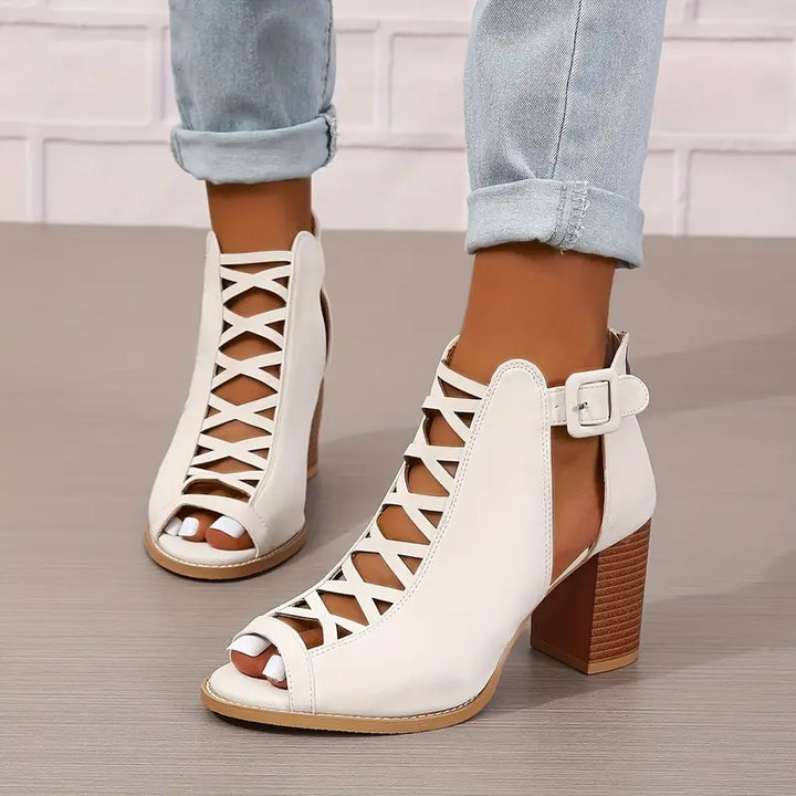 CHERRY / HEEL SANDALS