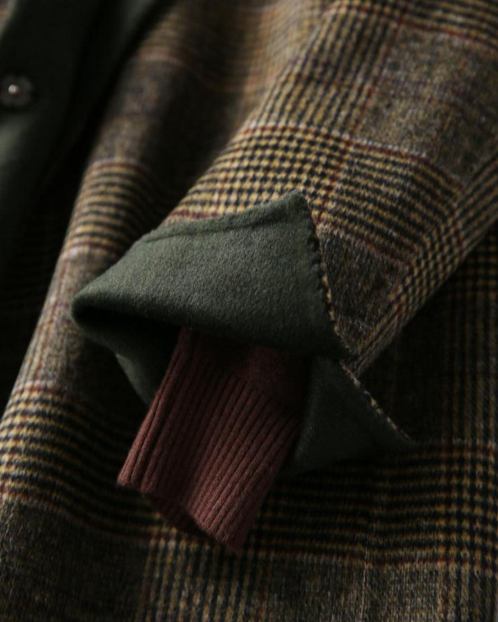 BAILEY / CLASSIC PLAID WOOL COAT