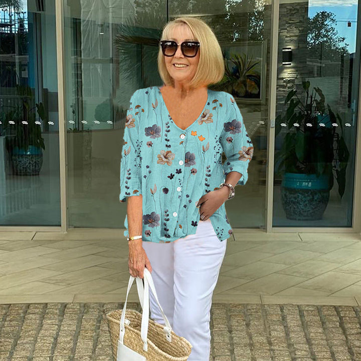JILLIAN / FLORAL TOP