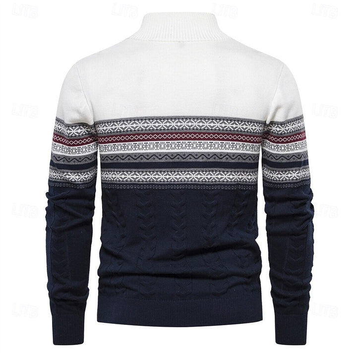 JUDE / HALF ZIP KNIT SWEATER