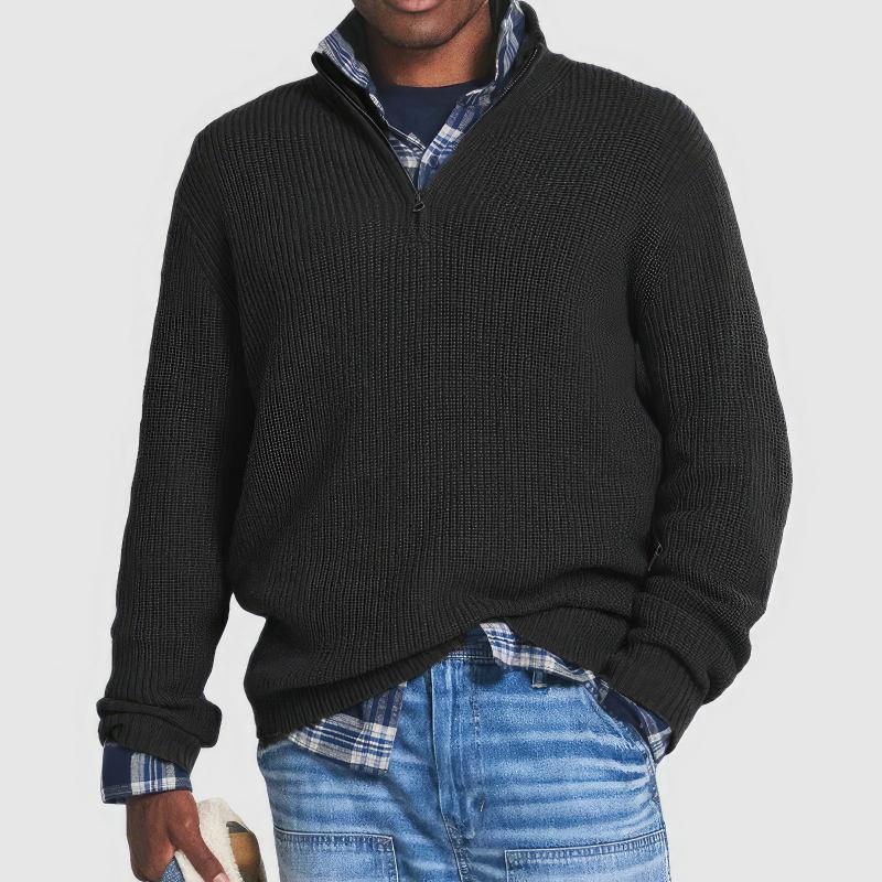 SILAS / STYLISH ZIP-UP JUMPER