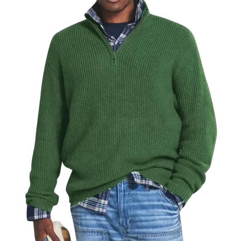 SILAS / STYLISH ZIP-UP JUMPER