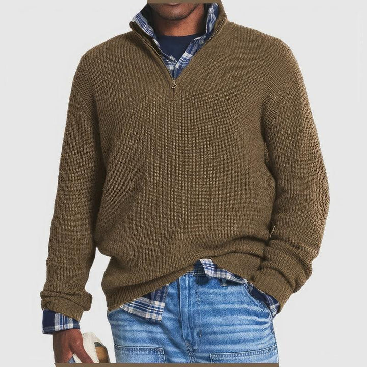 SILAS / STYLISH ZIP-UP JUMPER