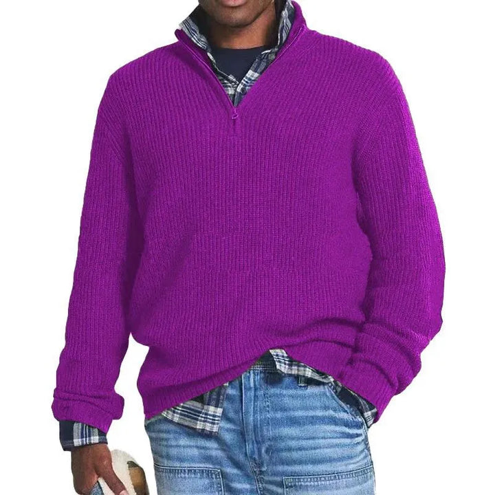 SILAS / STYLISH ZIP-UP JUMPER