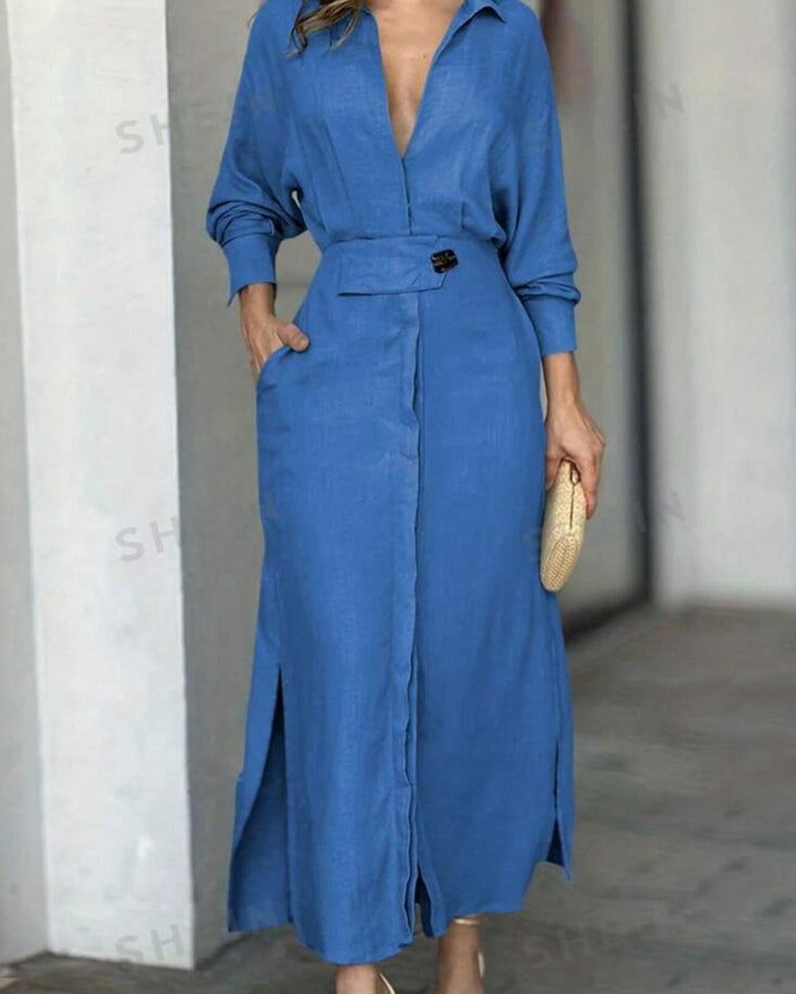 FATIMA / RELAXED FIT MAXI DRESS