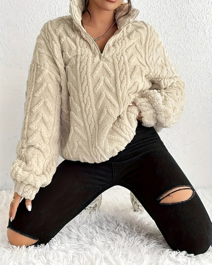 WILLOW / CLASSY QUARTER-ZIP JUMPER