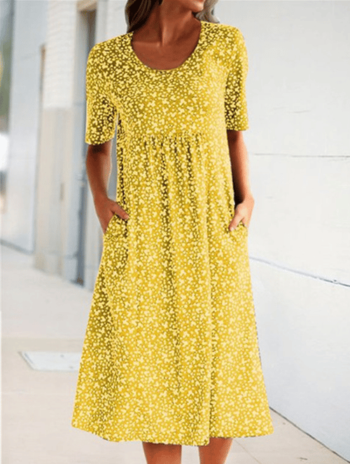 SERENA / FLORAL MIDI DRESS