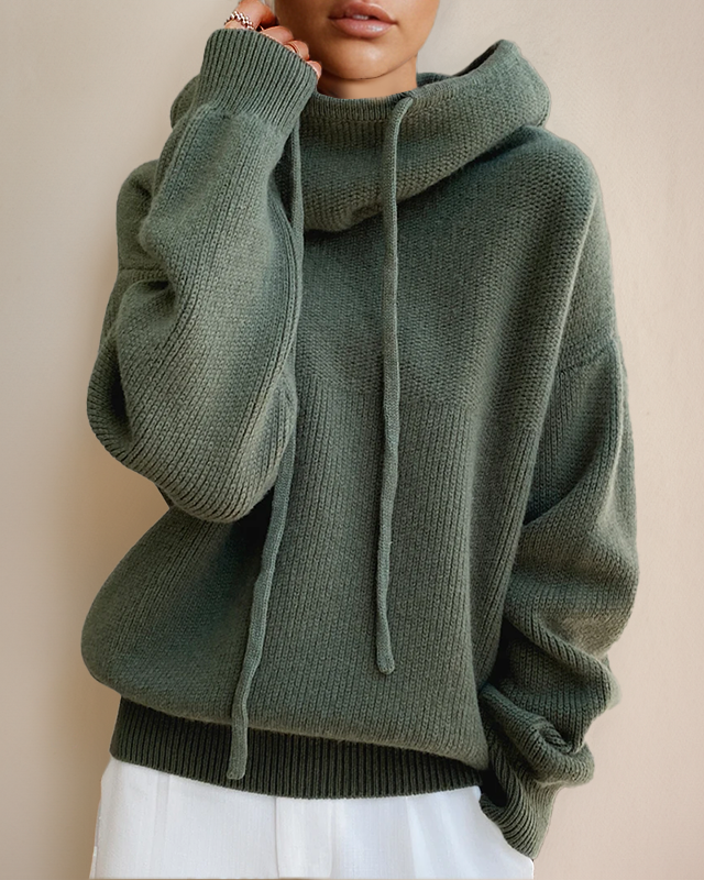 HOPE / SOFT HIGH-NECK HOODIE