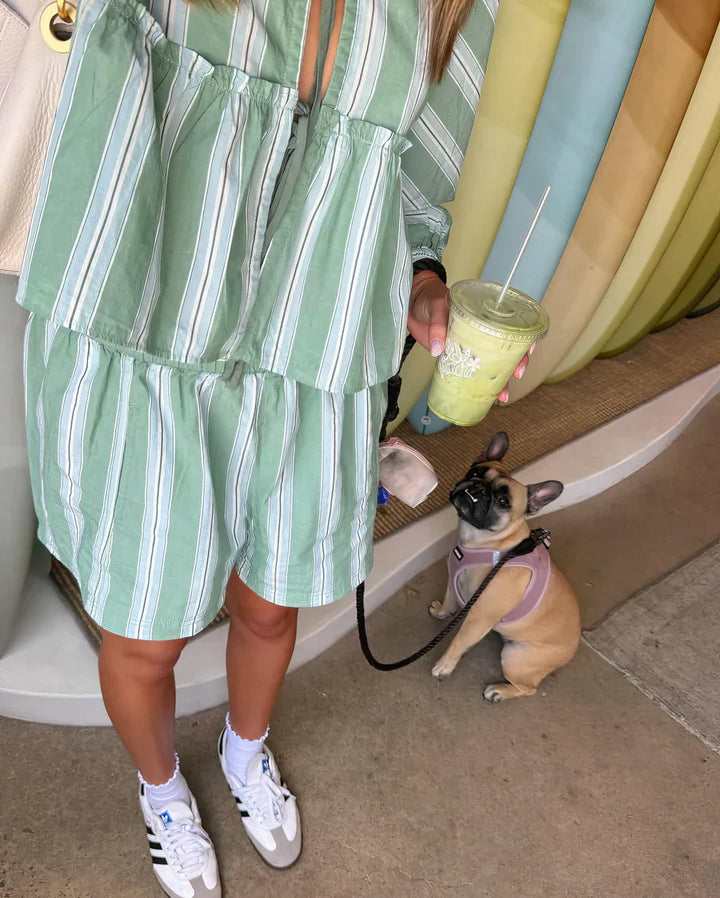 CEL / STRIPED PLAYSUIT