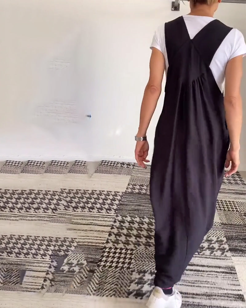 ZIDNEY / SLEEVELESS JUMPSUIT