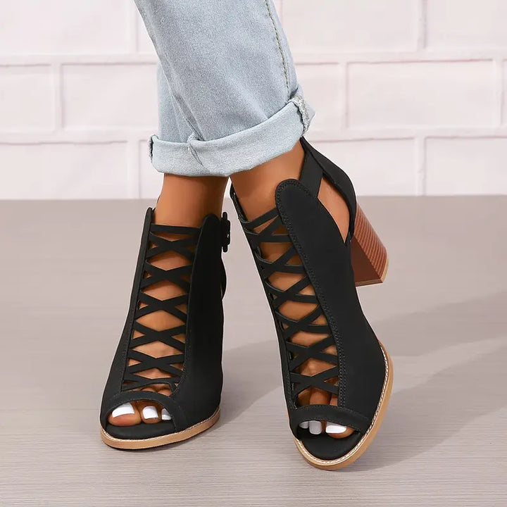 CHERRY / HEEL SANDALS