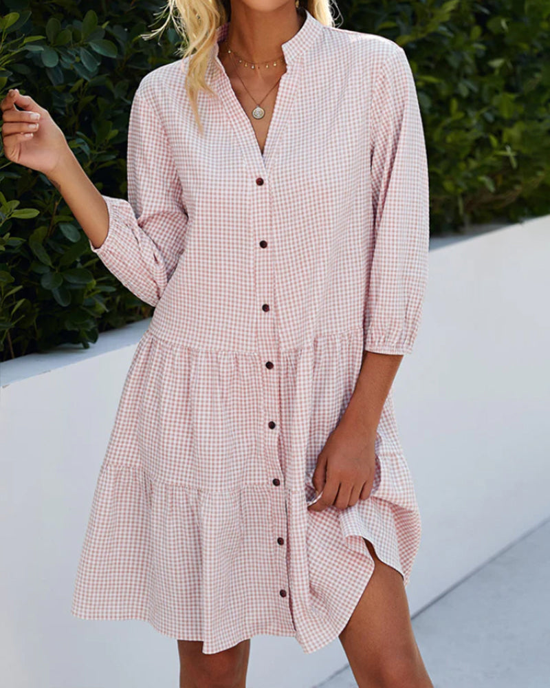 GRACIE / PRINTED MIDI DRESS