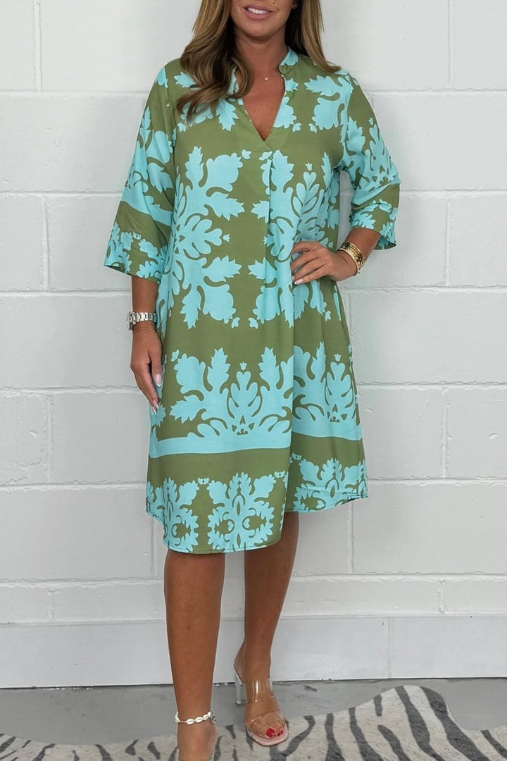AVELINE / PRINTED SPRING DRESS