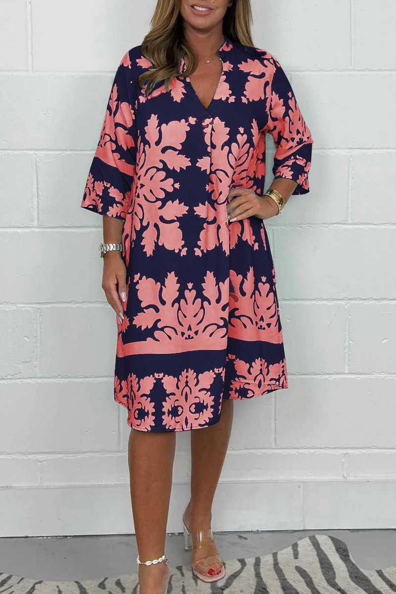 AVELINE / PRINTED SPRING DRESS